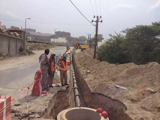 Implementation of Household Wastewater Connections in Al Wajh, Tabuk